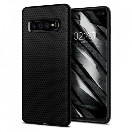 Husa Samsung Galaxy S10 Plus, Liquid Air Spigen - Negru