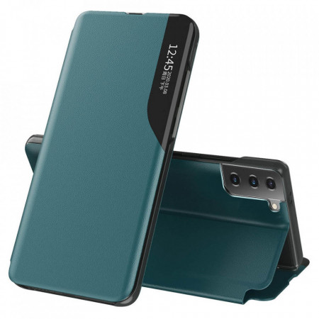 Husa Samsung Galaxy S21 Plus tip carte, Techsuit eFold - Dark Green