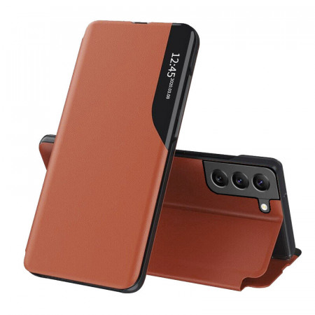Husa Samsung Galaxy S22 Plus tip carte, Techsuit eFold - Portocaliu