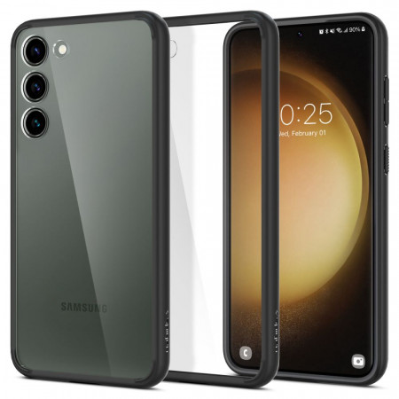 Husa Samsung Galaxy S23, Spigen Ultra Hybrid - Matte Black