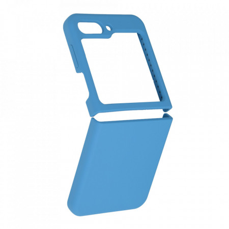 Husa Samsung Galaxy Z Flip5 din silicon moale, Techsuit Soft Edge - Albastru