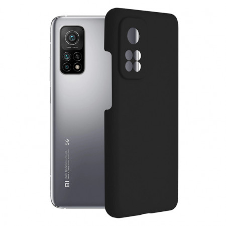 Husa Xiaomi Mi 10T / Mi 10T Pro din silicon moale, Techsuit Soft Edge - Negru