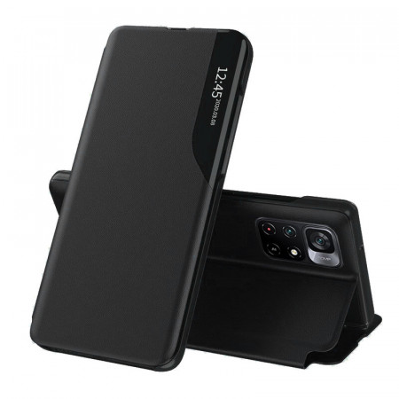 Husa Xiaomi Poco M4 Pro 5G tip carte, Techsuit eFold - Negru