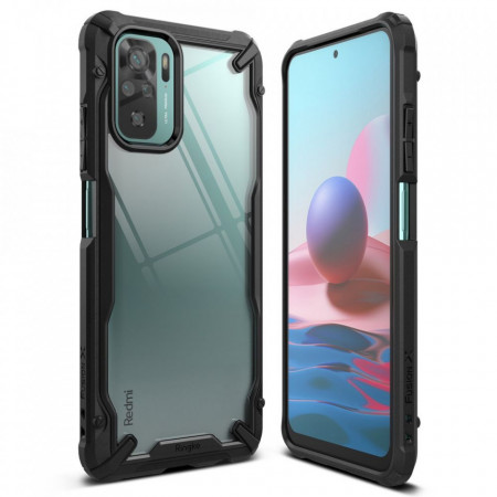 Husa Xiaomi Redmi Note 10 / Note 10S Ringke Fusion X - Negru