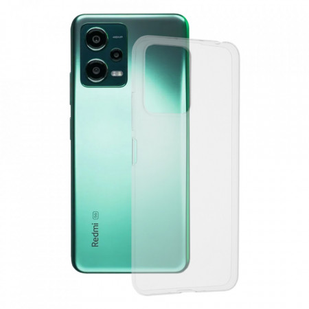 Husa Xiaomi Redmi Note 12 din silicon TPU slim, Techsuit - Transparent