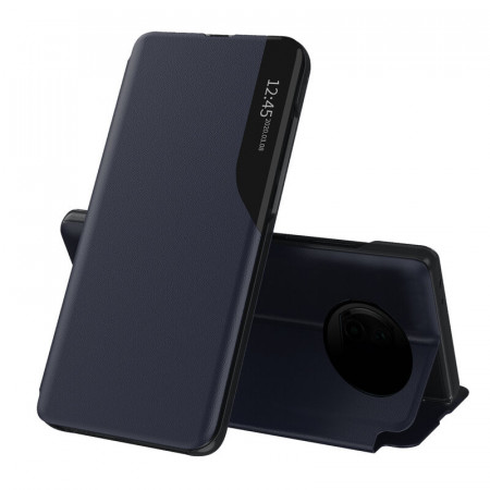 Husa Xiaomi Redmi Note 9T tip carte, Techsuit eFold - Dark Blue
