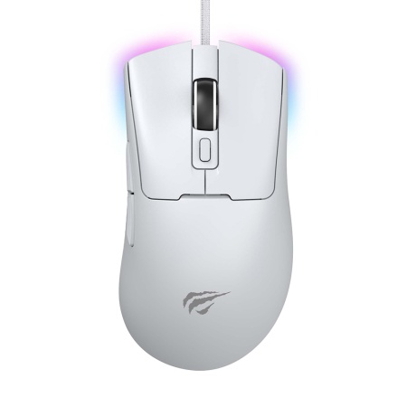 Mouse gaming, 800–12000 DPI, USB, 1.6m, 5V, Havit MS966, Alb