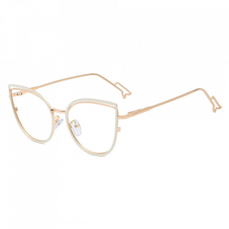 Ochelari calculator dama protectie lumina albastra, Techsuit (F95597-C6) - White