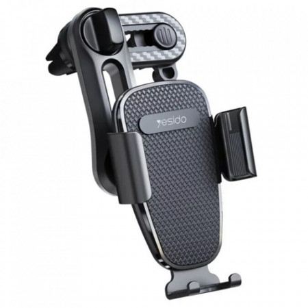 Suport Auto cu Rotire 360°, pentru Grila de Ventilatie, Yesido C105 - Negru