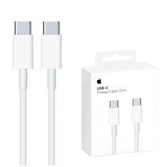Apple - Original Data Cable A1739 (MLL82ZM/A) - Type-C to Type-C, 2m - White (Blister Packing)