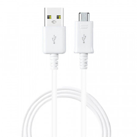 Cablu de Date USB to Micro-USB, 2A, 1.5m - Samsung (ECB-DU4EWE) - White (Bulk Packing)