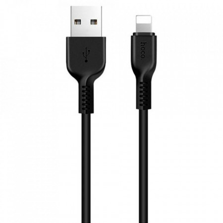 Cablu de date (X20 Flash), USB-A to Lightning, 10W, 2A, 1.0m, HOCO - Negru