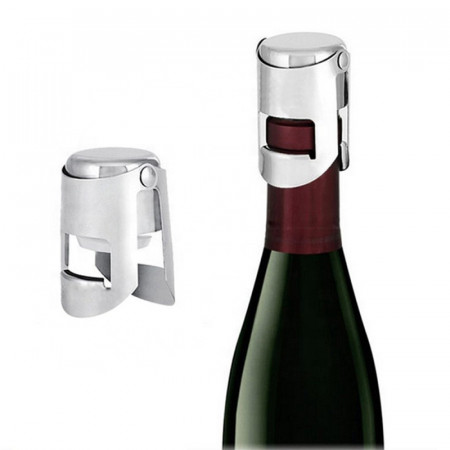 Dop profesional vinuri si sampanii din Otel Inoxidabil, Techsuit CS01 - Argintiu