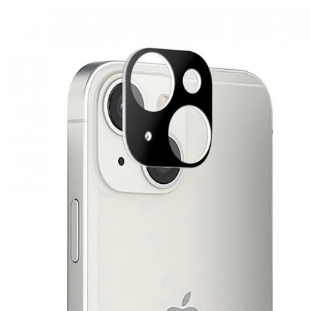 Folie camera iPhone 13 / 13 Mini, Techsuit Full Camera Glass - Negru