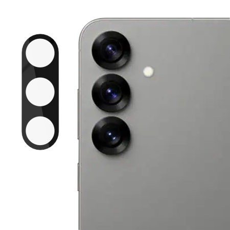 Folie camera pentru Samsung Galaxy S25 Plus, Skyddar Camera Shield - Negru