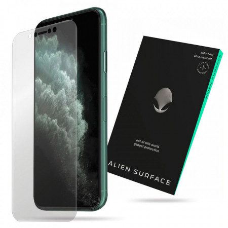 Folie iPhone 11 Pro, Regenerabila + Case Friendly, Alien Surface - Transparent