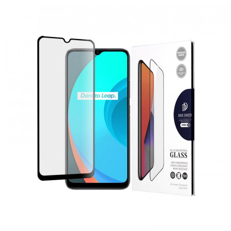 Folie Realme C11 din sticla securizata, Dux Ducis - Negru