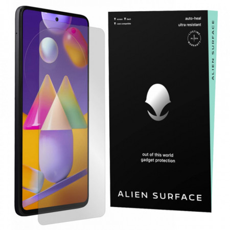 Folie Samsung Galaxy M51, Regenerabila + Case Friendly, Alien Surface - Transparent