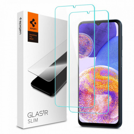 Folie sticla Samsung Galaxy A13 4G / A23 4G / A23 5G / M33 5G, Glas.TR Slim Spigen - Clear