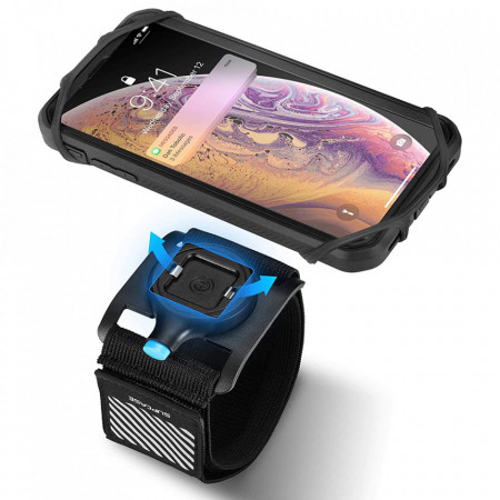 Husa banderola telefon pentru alergare, Supcase Unicorn Beetle Pro - Negru