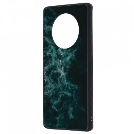 Husa Huawei Nova 8i cu sticla securizata, Techsuit Glaze - Blue Nebula