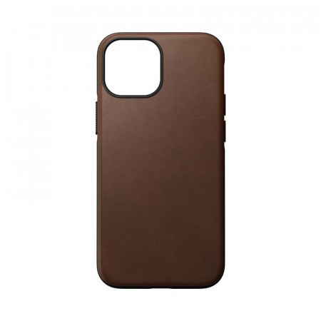 Husa iPhone 13 Mini din piele naturala, NOMAD Rugged Folio - Brown