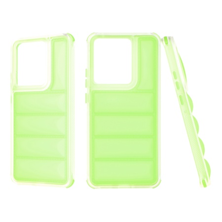 Husa Motorola Edge 50 Pro, Skyddar Luxury Waves - Verde