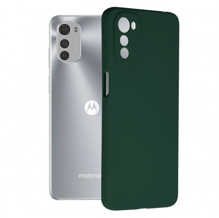 Husa Motorola Moto E32 / E32s din silicon moale, Techsuit Soft Edge - Verde