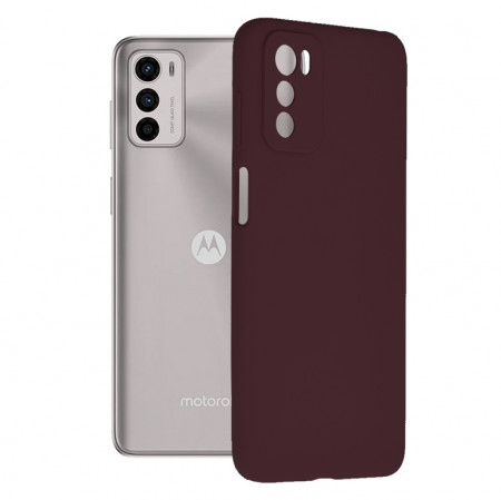Husa Motorola Moto G42 din silicon moale, Techsuit Soft Edge - Mov