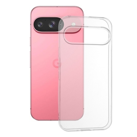 Husa pentru Google Pixel 9 / Pixel 9 Pro, SKYDDAR INNOVATION, ClearGuard, din silicon transparent, set cu sticker, Transparenta