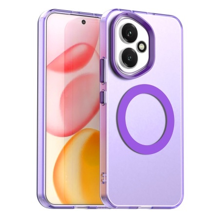 Husa pentru Honor 400, SKYDDAR INOVATION, CandyCase, Magsafe, set cu sticker, Mov