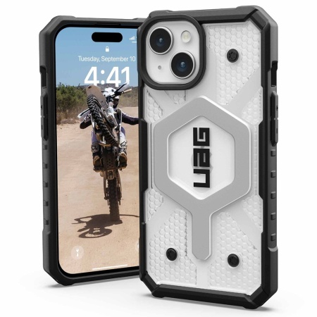 Husa pentru iPhone 15 Plus, Pathfinder MagSafe, UAG - Argintiu