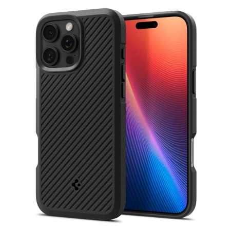 Husa pentru iPhone 16 Pro, Spigen Core Armor - Negru