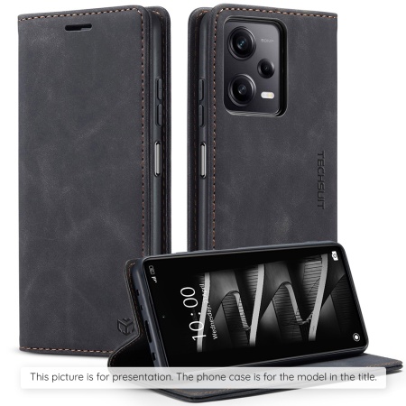 Husa pentru iPhone Air, SKYDDAR INNOVATION, Confy Cover tip Carte din piele Eco Premium, cu Portofel Interior, set cu sticker, Negru