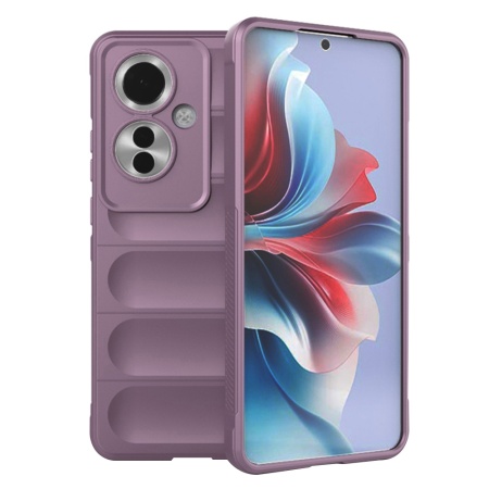 Husa pentru Oppo Reno11 F, SKYDDAR INNOVATION, Magic Shield, din Silicon Mat, set cu sticker, Mov