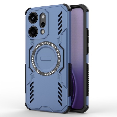 Husa pentru Oppo Reno14 Pro, SKYDDAR INOVATION, ArmorMag, Magsafe, set cu sticker, Albastru
