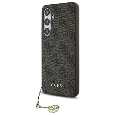 Husa pentru Samsung Galaxy S24 FE Hardcase 4G Charm, Guess - Maro