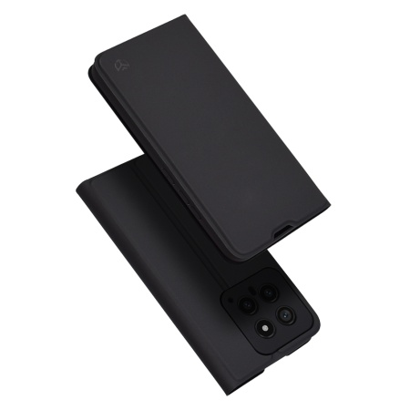 Husa pentru Xiaomi 14, SKYDDAR INNOVATION, Magskin Book, tip Carte cu Portofel Interior, set cu sticker, Negru