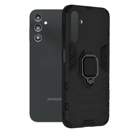 Husa Samsung Galaxy A14 5G cu inel, Techsuit Silicone Shield - Negru
