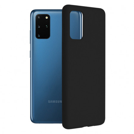 Husa Samsung Galaxy S20 Plus din silicon moale, Techsuit Soft Edge - Negru