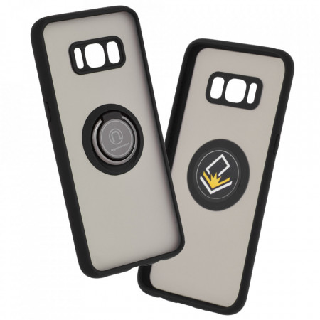 Husa Samsung Galaxy S8 Plus cu inel, Techsuit Glinth - Negru