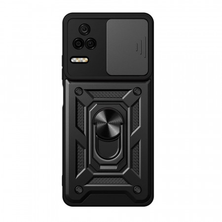 Husa Xiaomi Poco F4 5G cu protectie camera, TECH-PROTECT - Negru