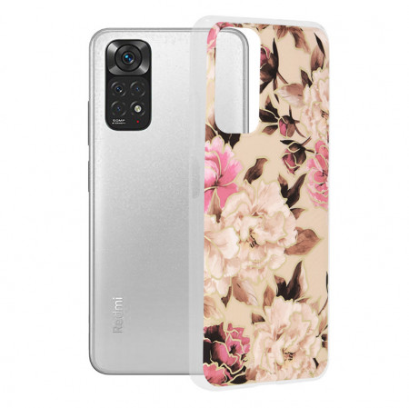Husa Xiaomi Redmi Note 11 / Note 11S Marble Series, Techsuit - Mary Berry Nude