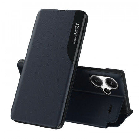 Husa Xiaomi Redmi Note 13 Pro+ 5G tip carte, Techsuit eFold - Albastru