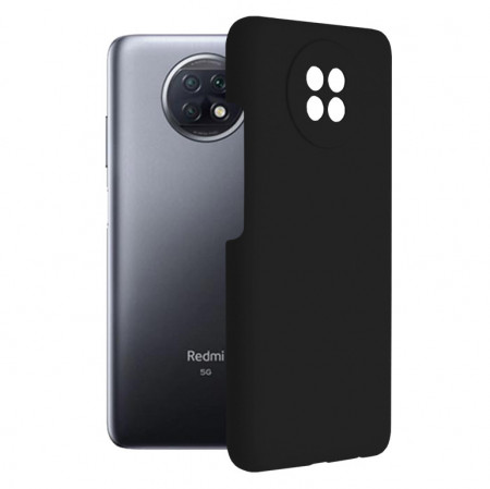 Husa Xiaomi Redmi Note 9T din silicon moale, Techsuit Soft Edge - Negru