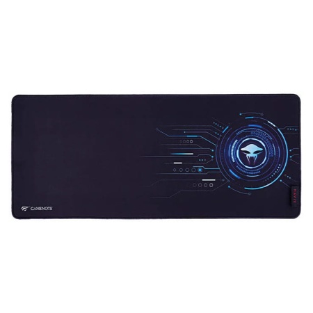 Mouse pad, textil, margini cusute, Textil, anti-alunecare, Havit MP849, Negru/Albastru