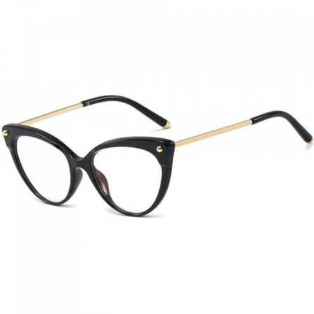 Ochelari calculator dama protectie lumina albastra, Techsuit (F93308) - Bright Black