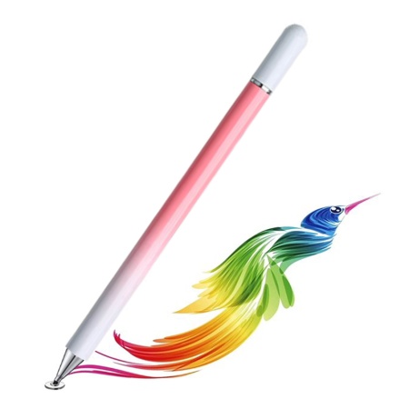 Stylus Pen Universal pentru Telefon, tableta iPad, Android, Windows, Varf Cupru, Magnetic, USB-C, (JC04) - Alb;roz