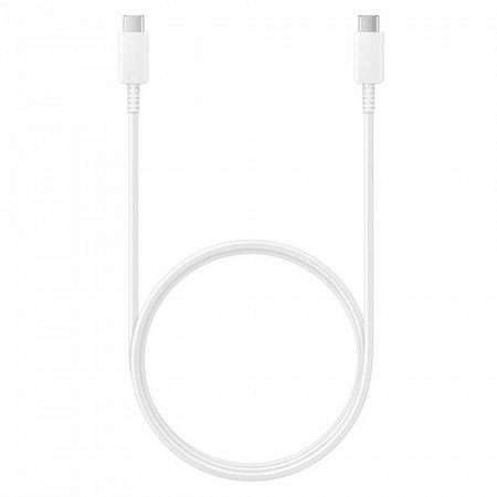 Cablu de Date Type-C la Type-C Fast Charging 5A, 100W, 1.8m, Samsung (EP-DX510JWEGEU) - Alb