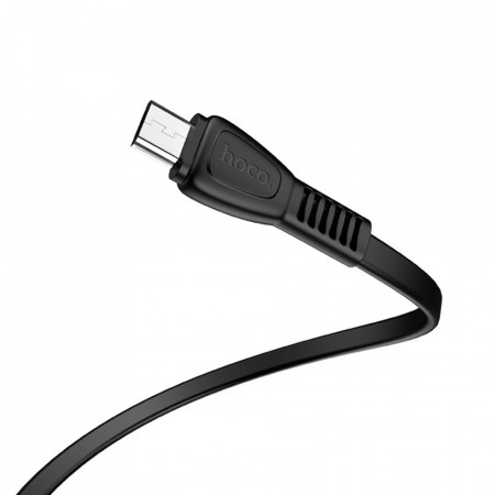 Cablu de date (X40 Noah), USB-A la Micro-USB, 12W, 2.4A, 1.0m, HOCO - Negru